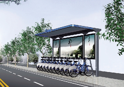 公共自行車亭